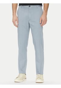 BOSS Spodnie materiałowe H-Kane 50540906 Błękitny Regular Fit. Kolor: niebieski. Materiał: bawełna