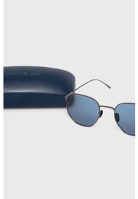 Lacoste - Okulary przeciwsłoneczne. Kolor: srebrny. Wzór: gładki #4