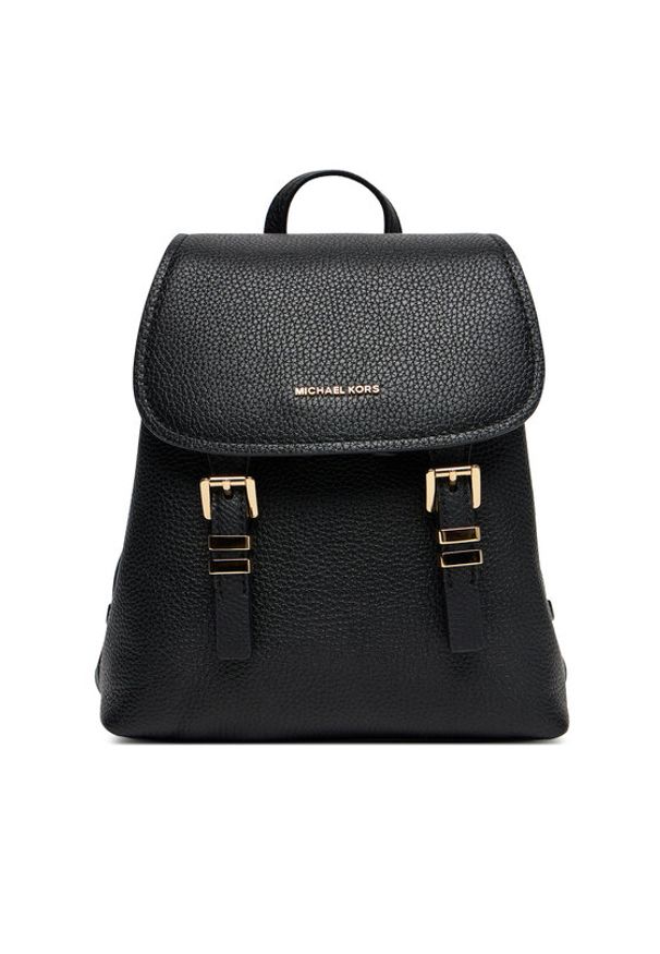 MICHAEL Michael Kors Plecak Quinn 30T5GQNB0L Czarny. Kolor: czarny. Materiał: skóra