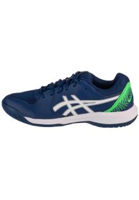 Asics - Buty do tenisa męskie, Gel-Dedicate 8. Kolor: biały, wielokolorowy, niebieski. Sport: tenis