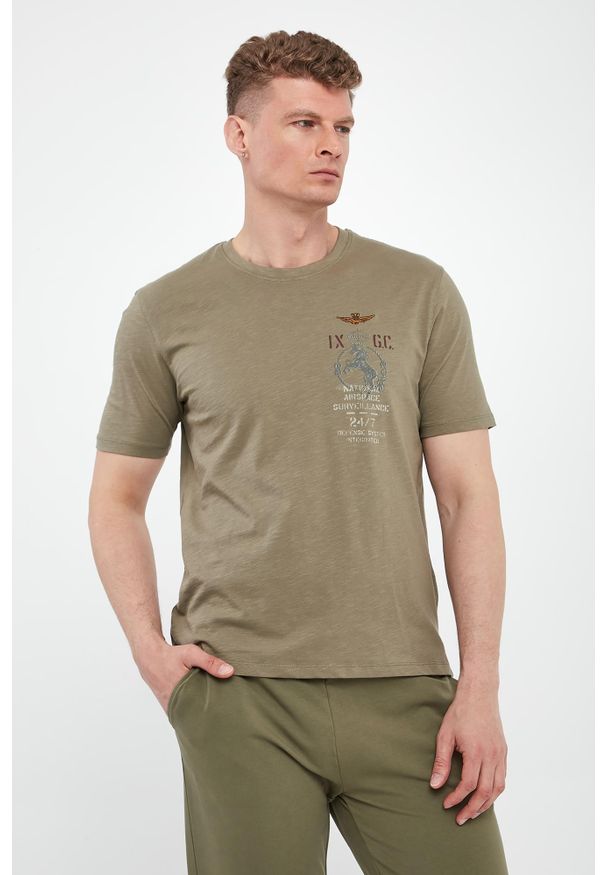 Aeronautica Militare - T-shirt męski z logo AERONAUTICA MILITARE