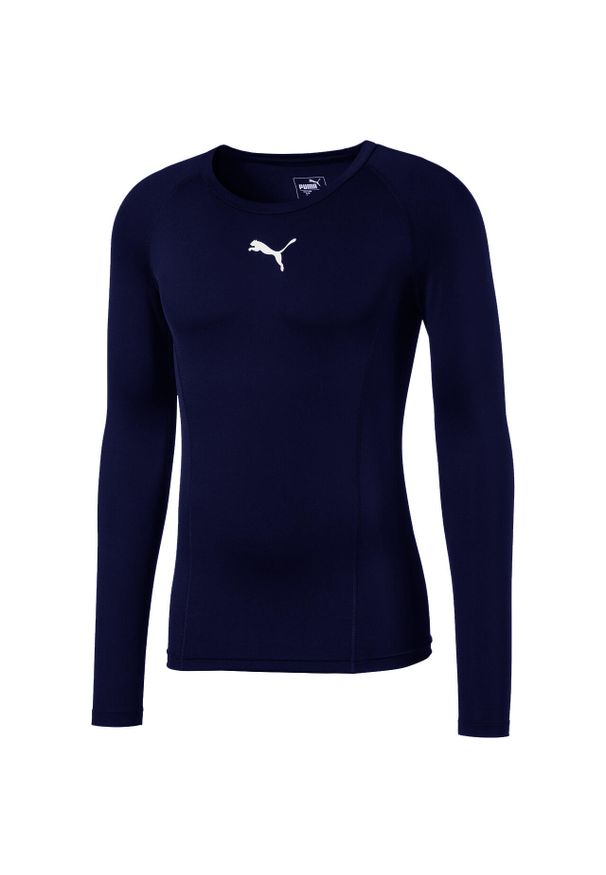 Koszulka męska Puma LIGA Baselayer LS. Kolor: fioletowy, niebieski, wielokolorowy