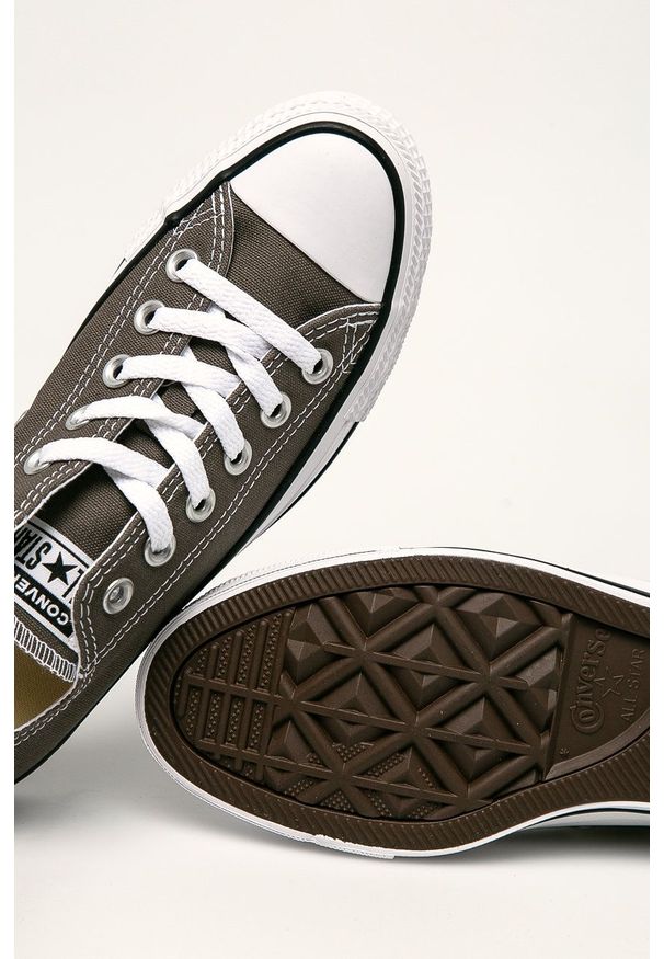 Converse - Tenisówki Chuck Taylor All Star. Nosek buta: okrągły. Zapięcie: sznurówki. Kolor: szary