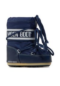 Śniegowce Moon Boot. Kolor: niebieski. Materiał: nylon #1