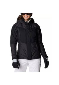 columbia - Kurtka narciarska damska Columbia Rosie Run Insulated Jacket. Kolor: czarny, szary, wielokolorowy. Sezon: zima. Sport: bieganie, narciarstwo