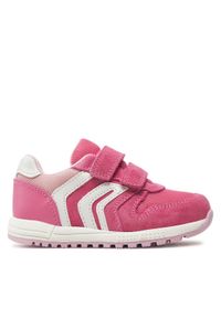 Geox Sneakersy B Alben Girl B453ZA 02214 C8006 S Różowy. Kolor: różowy
