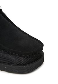 Clarks Półbuty Wallabee 26181387 Czarny. Kolor: czarny. Materiał: skóra