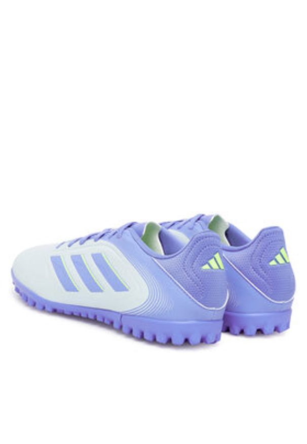 Adidas - adidas Buty do piłki nożnej Copa Pure 3 Club Turf IE1170 Niebieski. Kolor: niebieski. Materiał: skóra