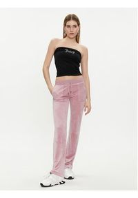 Juicy Couture Top Babey JCWCT23310 Czarny Slim Fit. Kolor: czarny. Materiał: bawełna #3