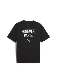 Puma - Męska koszulka Concept 2 Paris o luźnym kroju PUMA Black. Kolor: czarny. Sport: fitness