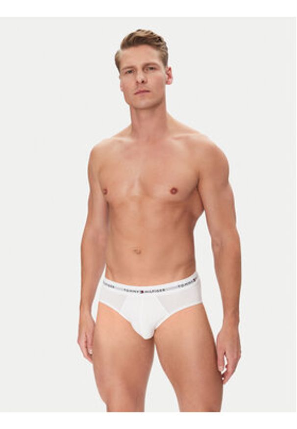 TOMMY HILFIGER - Tommy Hilfiger Komplet 3 par slipów UM0UM03471 Kolorowy. Materiał: bawełna. Wzór: kolorowy