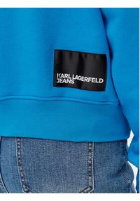 Karl Lagerfeld Jeans Bluza A1W20005 Niebieski Regular Fit. Kolor: niebieski. Materiał: bawełna