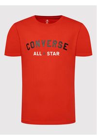 Converse T-Shirt All Varsity Graphic 10023260-A05 Czerwony Standard Fit. Kolor: czerwony. Materiał: bawełna #3