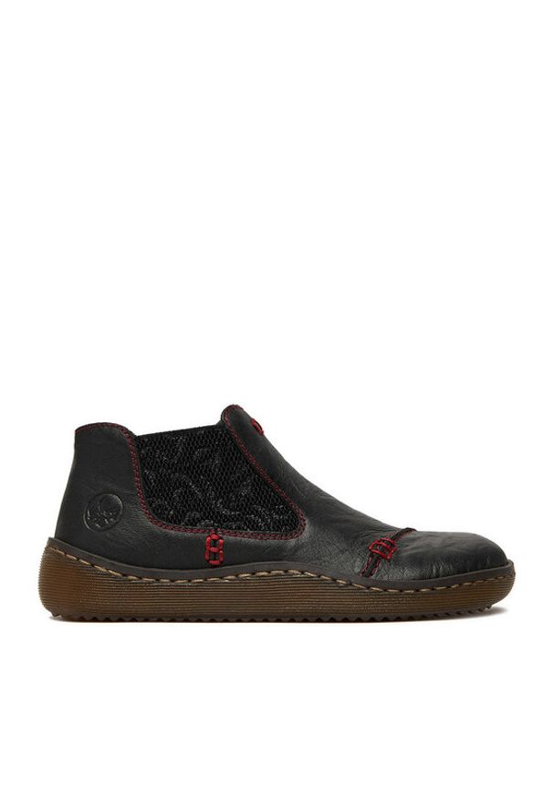 Rieker Sztyblety CEO-L8491-00 Czarny. Kolor: czarny. Materiał: skóra