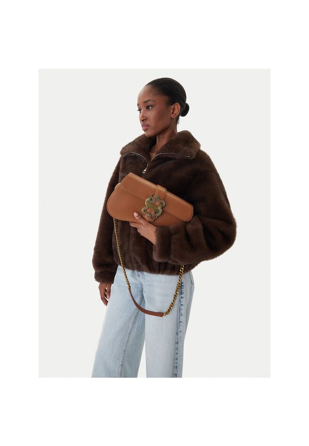 Torebka Just Cavalli. Kolor: brązowy