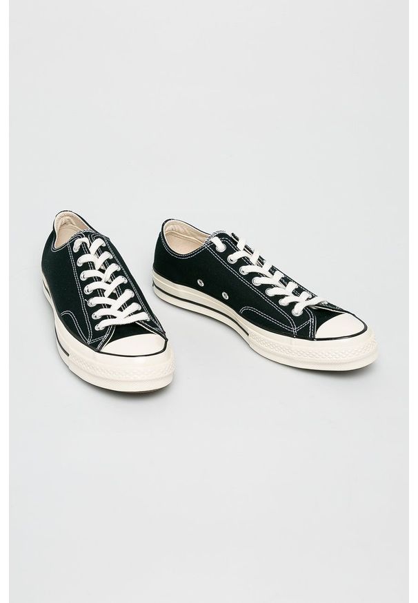 Converse - Tenisówki. Nosek buta: okrągły. Zapięcie: sznurówki. Kolor: czarny. Materiał: guma