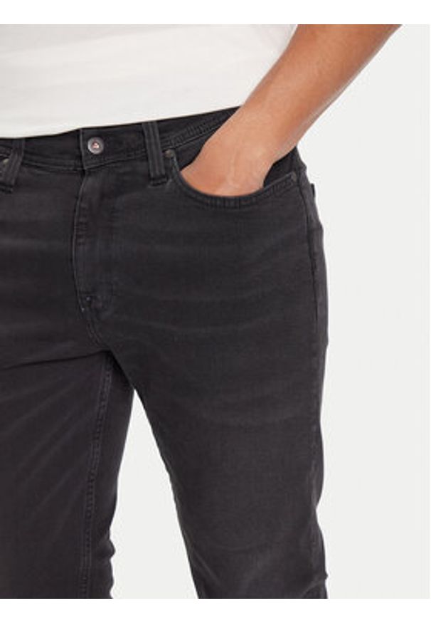 Mustang Jeansy Vegas 1016794 Czarny Slim Fit. Kolor: czarny