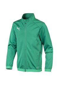 Bluza do piłki nożnej dla dzieci Puma Liga Training Jacket JUNIOR. Kolor: zielony #1