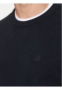 Marc O'Polo Sweter M20 5023 60074 Granatowy Regular Fit. Typ kołnierza: polo. Kolor: niebieski. Materiał: bawełna