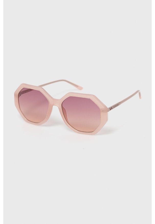 Calvin Klein - Okulary przeciwsłoneczne CK19502S.664. Kształt: okrągłe. Kolor: różowy