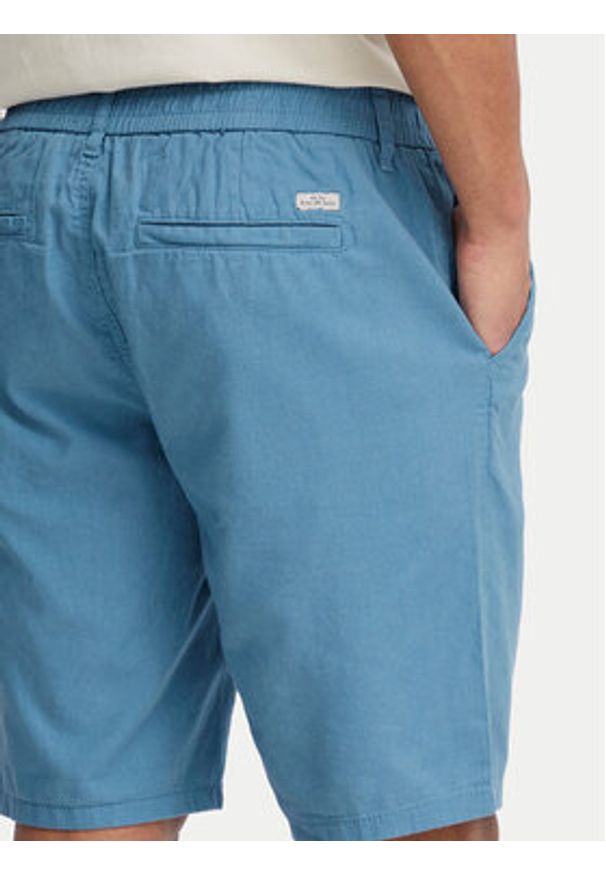 Blend Szorty materiałowe 20716719 Niebieski Regular Fit. Kolor: niebieski. Materiał: bawełna
