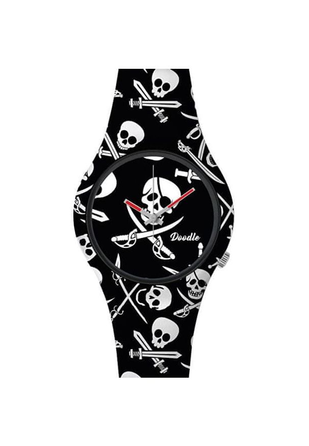 Doodle Skull Mood Black Pirates Skulls DOSK002. Styl: casual