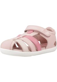 Garvalin - Sandały GARVALIN 252332G Rose. Kolor: różowy. Materiał: tkanina, skóra. Sezon: lato