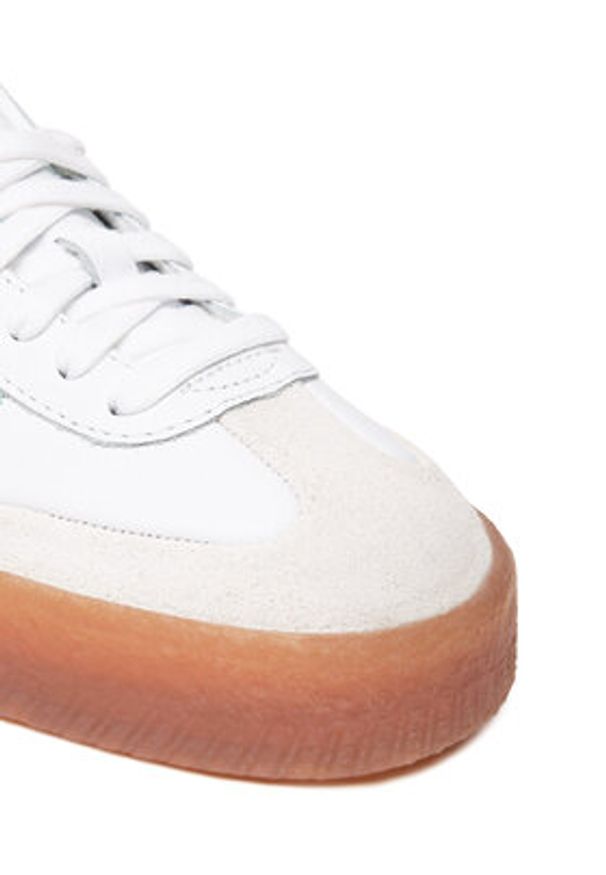 Adidas - adidas Sneakersy Sambae JQ1314 Biały. Kolor: biały. Materiał: skóra