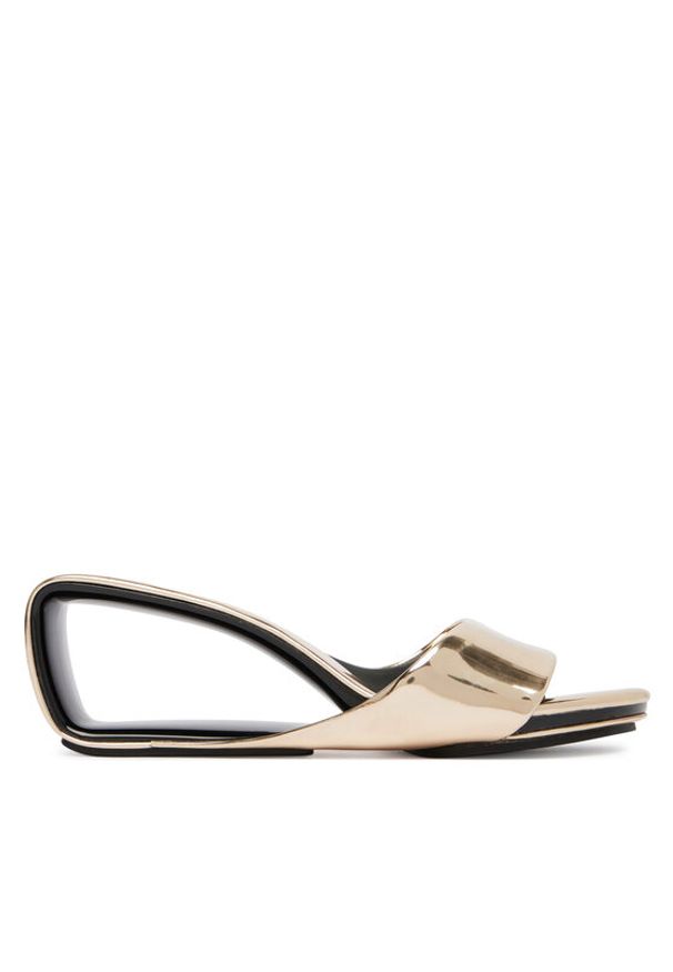 United Nude Klapki Mobius Mid 1000396113 Złoty. Kolor: złoty. Materiał: skóra
