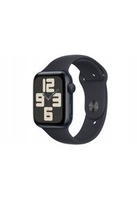 APPLE - Apple Watch SE 2024 44mm czarny M/L. Kolor: czarny
