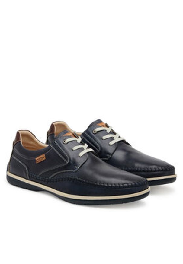 Pikolinos Półbuty M9A-4118 Granatowy. Kolor: niebieski. Materiał: skóra