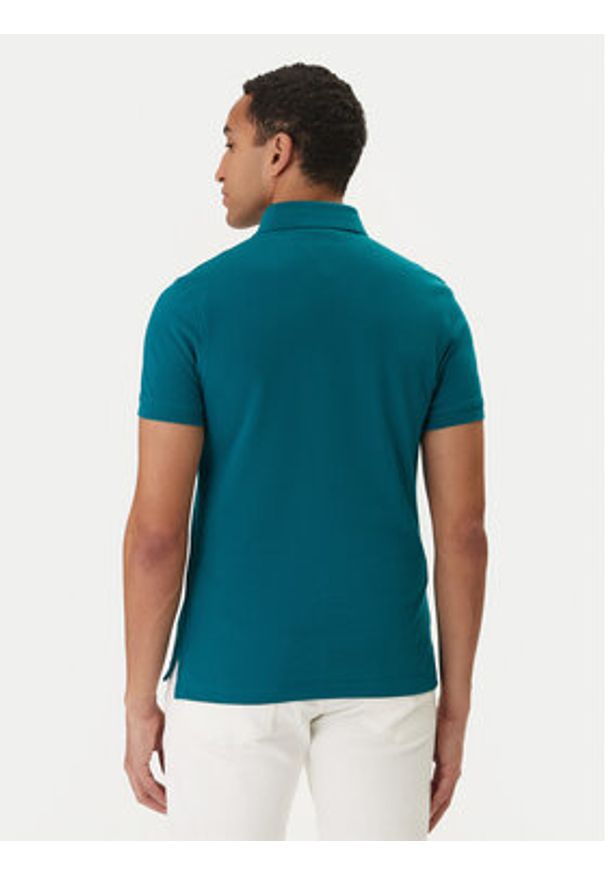 TOMMY HILFIGER - Tommy Hilfiger Polo 1985 MW0MW17771 Zielony Slim Fit. Typ kołnierza: polo. Kolor: zielony. Materiał: bawełna