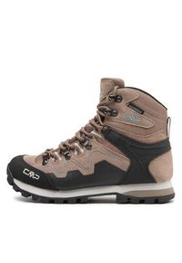 CMP Trekkingi Athunis Mid Wmn Trekking Shoe Wp 31Q4976 Beżowy. Kolor: beżowy. Materiał: skóra, zamsz #5