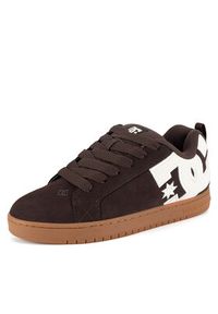 DC Shoes Sneakersy COURT GRAFFIK SE DC01665200 Brązowy. Kolor: brązowy. Materiał: zamsz, skóra #6