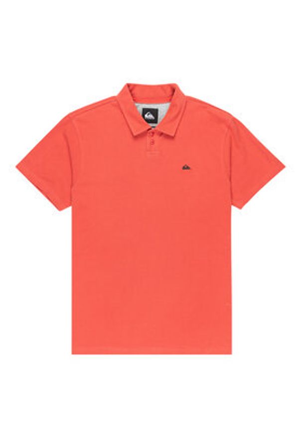 Quiksilver Polo Mw Pique Polo EQYKT04392 Bordowy Regular Fit. Typ kołnierza: polo. Kolor: czerwony. Materiał: bawełna