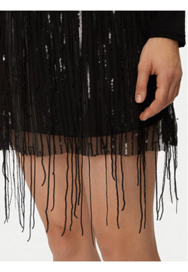 Noisy may - Noisy May Spódnica mini Starlet 27032596 Czarny Regular Fit. Kolor: czarny. Materiał: syntetyk