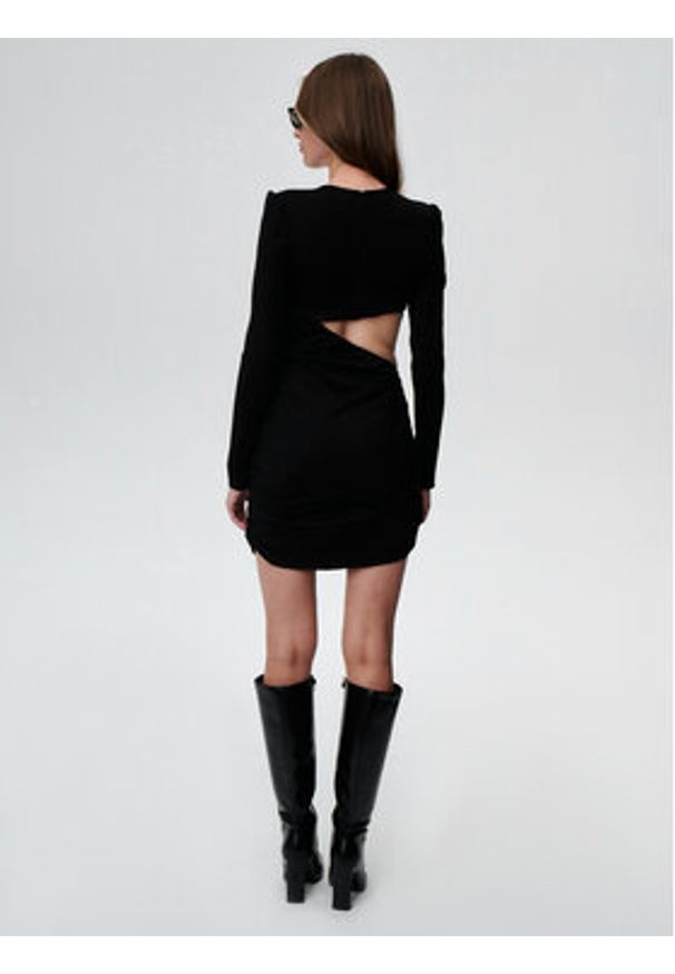 Undress Code Sukienka koktajlowa Blame Me 597 Czarny Slim Fit. Kolor: czarny. Materiał: wiskoza. Styl: wizytowy