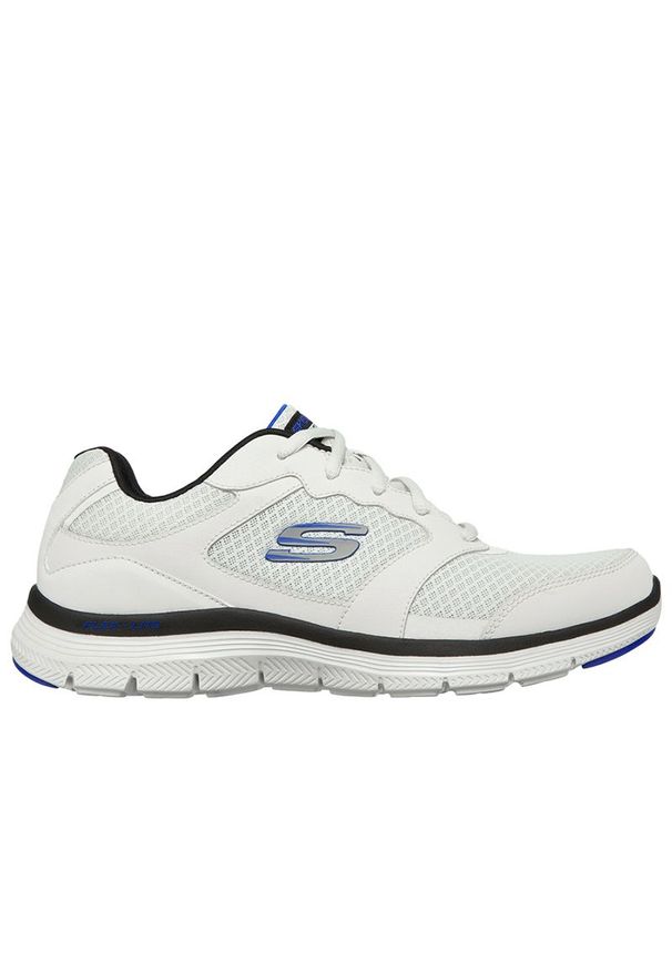 skechers - Buty męskie Skechers Flex Advantage 4.0 232225WBK - białe. Okazja: na co dzień. Zapięcie: sznurówki. Kolor: biały. Materiał: guma, materiał, syntetyk. Szerokość cholewki: normalna. Model: Skechers Sport