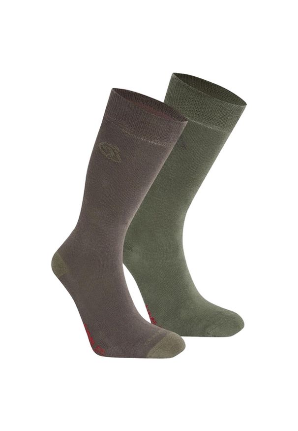 CRAGHOPPERS - Skarpety Odstraszające Owady Dla Dorosłych Unisex (zestaw 2 Sztuk). Kolor: zielony. Sport: turystyka piesza