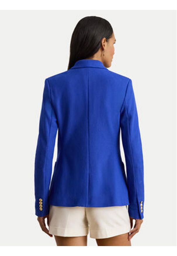 Lauren Ralph Lauren - LAUREN RALPH LAUREN Marynarka 200797305032 Niebieski Slim Fit. Kolor: niebieski. Materiał: bawełna