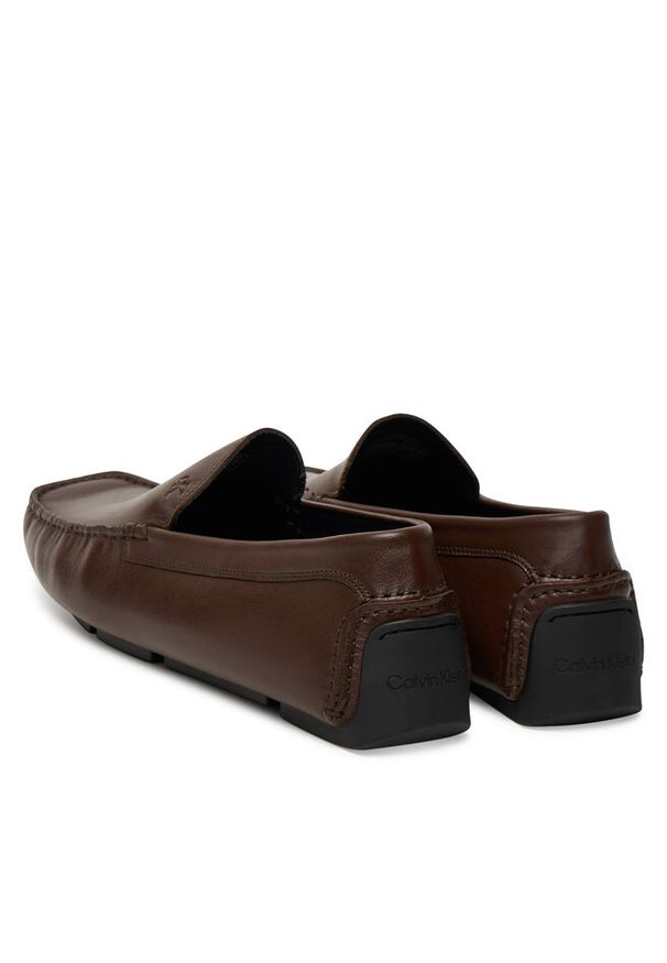 Mokasyny Calvin Klein. Kolor: brązowy