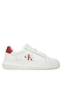 Sneakersy Calvin Klein Jeans. Kolor: biały