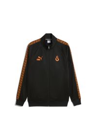 Puma - Męska kurtka Galatasaray SK KING Anthem PUMA Black. Kolor: czarny. Sport: bieganie