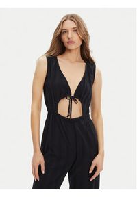 Roxy Kombinezon ERJX603446 Czarny Regular Fit. Kolor: czarny. Materiał: bawełna #4
