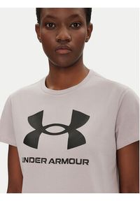 Under Armour T-Shirt Rival Logo SS 1356305 Szary Regular Fit. Kolor: szary. Materiał: bawełna #3