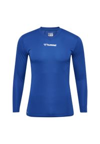 Koszulka z długim rękawem sportowa Hummel BL Essential Tee. Kolor: niebieski. Długość rękawa: długi rękaw. Długość: długie. Sport: koszykówka
