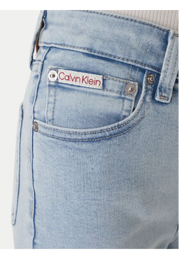 Calvin Klein Jeans Jeansy LV047F667G Niebieski Skinny Fit. Kolor: niebieski