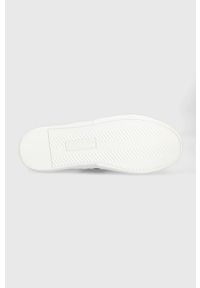 Lauren Ralph Lauren buty skórzane JANSON II 802860689001.100 kolor biały. Nosek buta: okrągły. Zapięcie: sznurówki. Kolor: biały. Materiał: skóra #5
