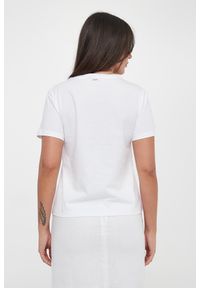 Twinset Milano - T-shirt damski z koronką TWINSET. Materiał: koronka. Wzór: koronka #3