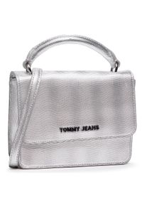 Tommy Jeans - Torebka TOMMY JEANS - Tjw Femme Puflsp Crossover Mtl AW0AW09858 0IM. Kolor: srebrny. Materiał: skórzane #1